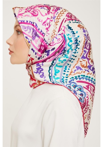 Sura İpek Eşarp - 9037- 55 Pembe
