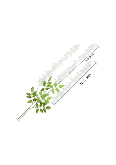 Yapay Sarkan Akasya Çiçeği 100 Cm Beyaz 12 Li Paket Akasya 12li