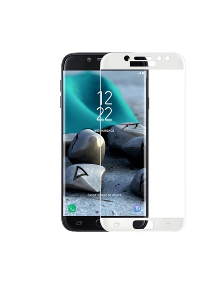 Helt Samsung Galaxy J730 J7 Pro Uyumlu Ön Koruma Nano Ekran Koruyucu - Beyaz
