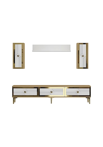 Tvr1816dbg Pega Tv Ünitesi Takımı Safirmeşe-beyaz-gold 180cm Safirmeşe - Beyaz - Altın Tvr1816dbg Pega Tv Ünitesi Takımı Safirmeşe-beyaz-gold 180cm Safirmeşe - Beyaz - Altın