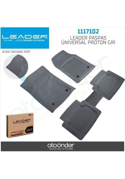 Leader Havuzlu Paspas Unıversal Proton Gri