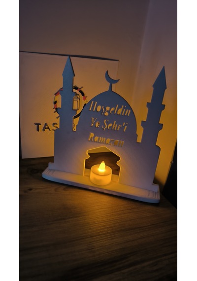 Ya Şehri Ramazan Cami Modeli Işıklı