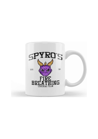 Spyro's Fire Breathing Coaching Kupa Bardak Porselen Karışık