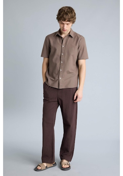 Defacto %100 Pamuk Baggy Fit Pantolon G2592ax26spbn192 Kahve-bn192
