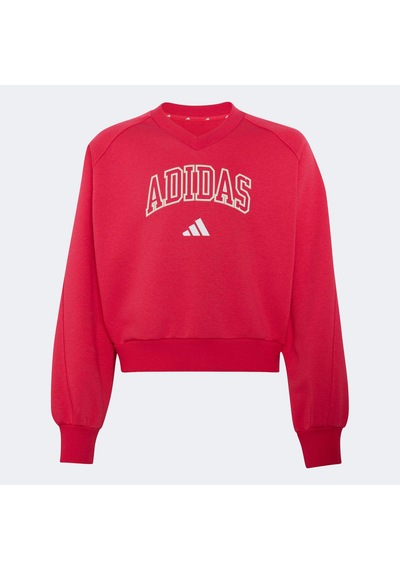 Adidas Seasonals Collegiate Typography Çocuk Pembe Sweatshirt Ks5135