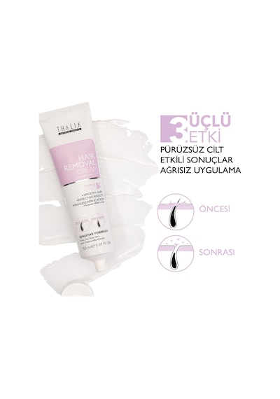 Thalia Aloe Vera & Papatya Özlü Tüy Dökücü Krem 150 ML