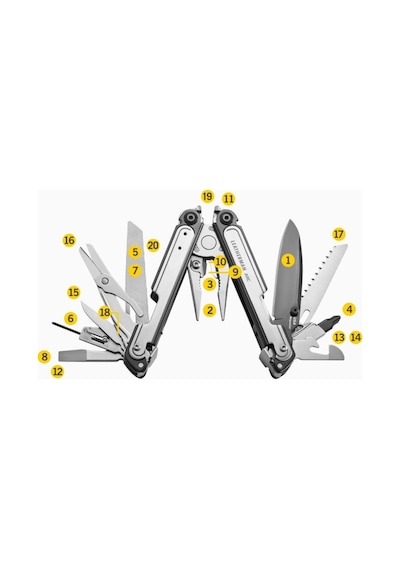 Leatherman Kamp Arc Multi Tool Çok Renkli