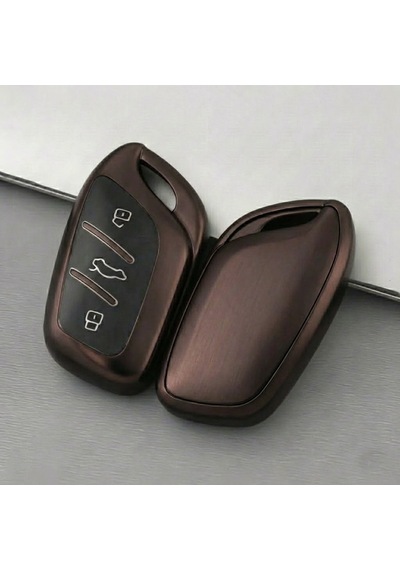Hemengo Mg Hs-zs Uyumlu Smart 3 Buton Silikon Oto Anahtar Kumanda Kabı Kılıf Füme Hmngobzs