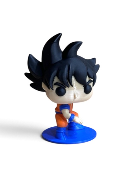 Goku Temalı 3d Figürü