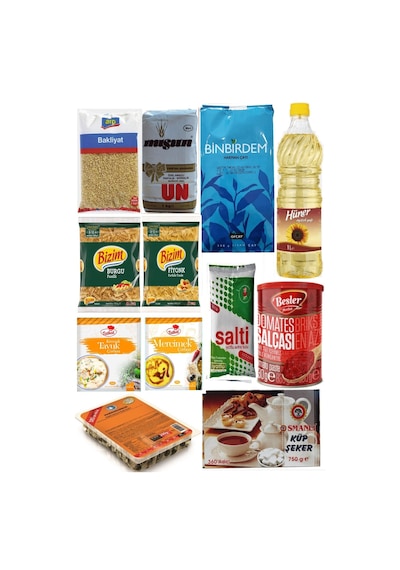 Ramazan Paketi Erzak Yardım Kolisi Paketi 12 Parça