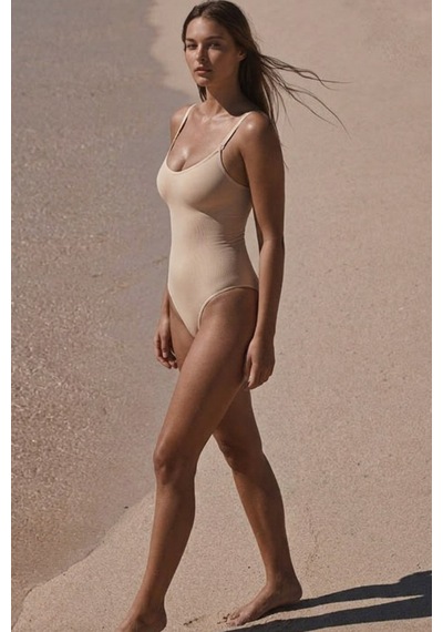 Fit Women Kadın Basic Çıtçıtlı Ten Renk ı Korse