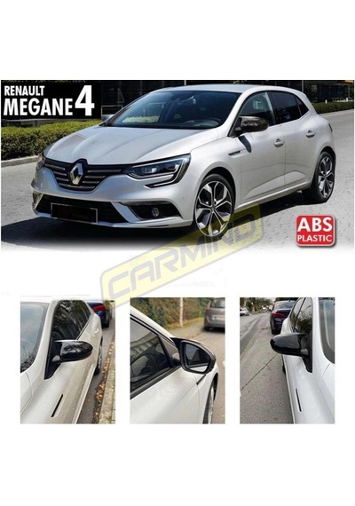 Renault Megane 4 Batman Yarasa Ayna Kapağı Piano Black 2016-2019