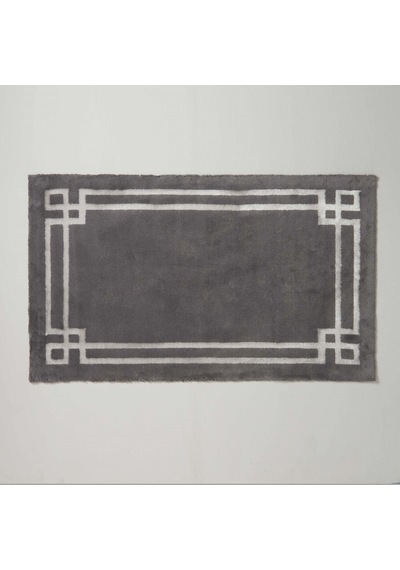 Linens Olina Banyo Paspası 70x120 Cm Koyu Gri