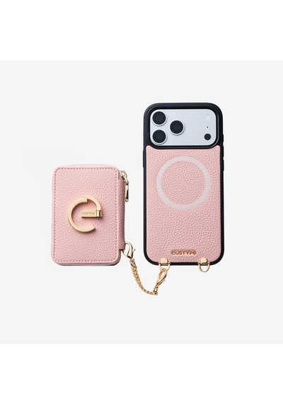 Custype Apple iPhone Uyumlu 17 Pro Max 4 Parça Magsafe Askılı Telefon Kılıfı Seti Çıkarılabilir Manyetik Cüzdan