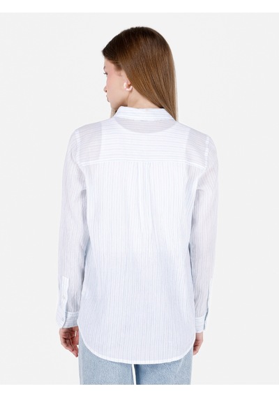 Colin's Colins Regular Fit Shirt Yaka Desenli Mavi Kadın Uzun Kol Gömlek Cl1068907 Q1.v1 Lbl Açık Mavi Colin's Colins Regular Fit Shirt Yaka Desenli Mavi Kadın Uzun Kol Gömlek Cl1068907 Q1.v1 Lbl Açık Mavi
