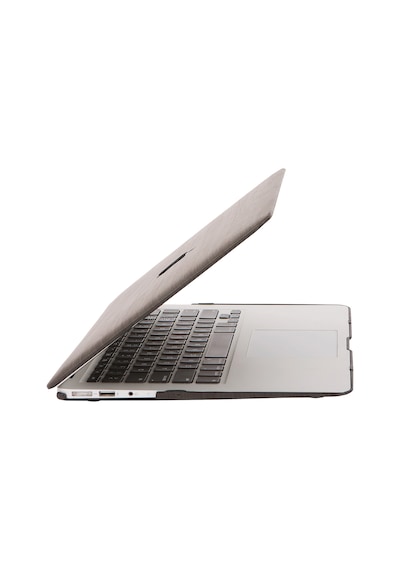 Apple Uyumlu MacBook Air Kılıf 13 İnç Wood01 Eski Usb'li Model 2010-2017 A1369 A1466 İle Siyah