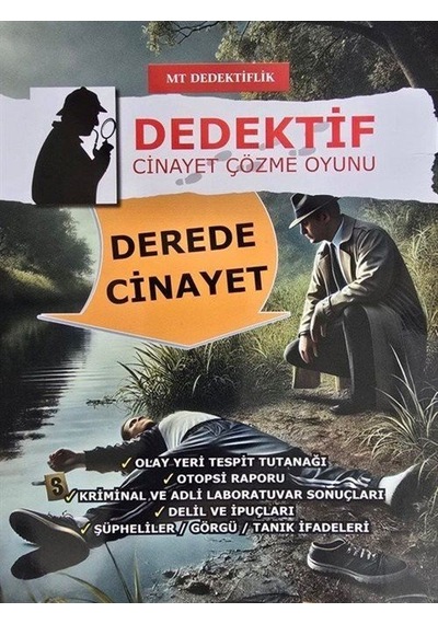Dedektiflik Cinayet Çözme Oyunu - Derede Cinayet / Mt Dedektiflik