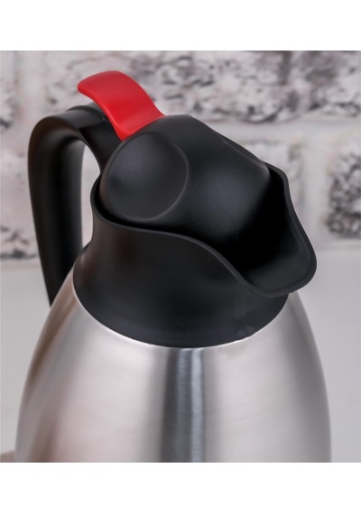 Cooker 1.5lt Çelik Termos Gümüş Siyah Ckr2031