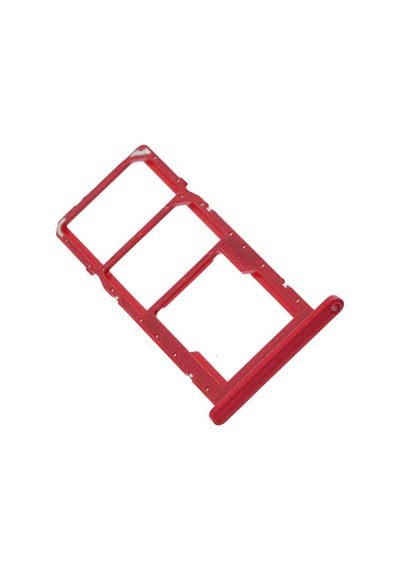Samsung Uyumlu Galaxy A03 Sim Kart Tepsisi Cam Sm-a035f Kırmızı