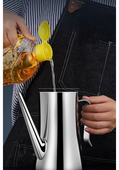 Komple 304 Çelik 500 Ml Yağdanlık Sosluk Sirkelik Cin595