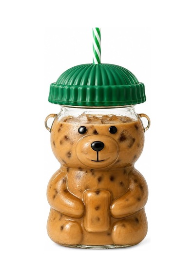 Sogud Cam Bardak - 580 Ml Pipetli Soğuk İçecek Bardağı - Borosilikat Cam Kupa - Ayıcıklı Figürlü Barista Kahve Bardağı - Smoothie Limonata Ice Tea Kokteyl Ve Meyve Suyu İçin Yazlık Sunum Asorti Renk Yeşil Sogud Cam Bardak - 580 Ml Pipetli Soğuk İçecek Bardağı - Borosilikat Cam Kupa - Ayıcıklı Figürlü Barista Kahve Bardağı - Smoothie Limonata Ice Tea Kokteyl Ve Meyve Suyu İçin Yazlık Sunum Asorti Renk Yeşil