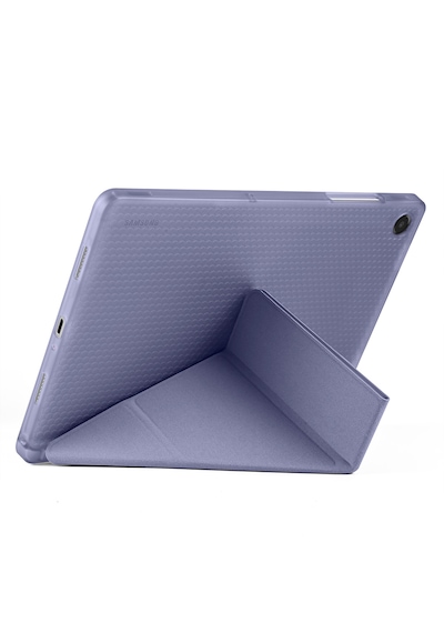 Samsung Galaxy Uyumlu Tab A11 Plus Kılıf Tri Folding Kalem Bölmeli Katlanabilir Standlı Pu Deri Yumuşak Kapak