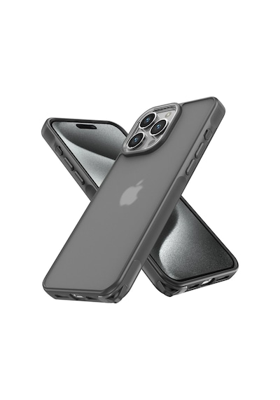 Newface - 318 - İphone 14 Pro Kılıf Elegant Kapak - - Ece-umay - Titan Gri