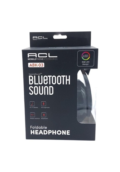 Acl ABK-03 Kablosuz Rgb Led Bluetooth Kulaküstü Kulaklık