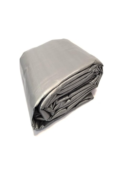 Su Geçirmez Pvc Branda Çadır Tente, Koruma Ve Gölgelik Amaçlı Gri, 2 Mt X 3 Mt