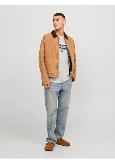 Jack & Jones Erkek T-shirt Açık Gri 12250411 Jorcobın Tee Ss Crew Neck Ln 24yw21000130 W21047 Açık Gri Jack & Jones Erkek T-shirt Açık Gri 12250411 Jorcobın Tee Ss Crew Neck Ln 24yw21000130 W21047 Açık Gri