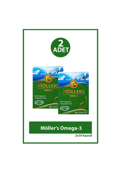 Möller's Omega-3 30 Kapsül 2 Adet