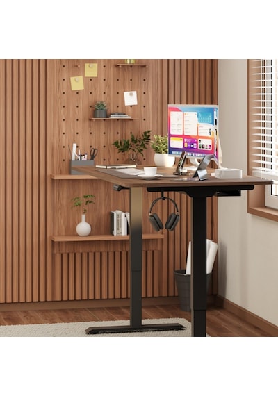 Uprise Comfort Çift Motorlu Yükseklik Ayarlı Masa 72 121 Cm Siyah Ayak/ceviz Tabla, 140x70 Cm Diğer Uprise Comfort Çift Motorlu Yükseklik Ayarlı Masa 72 121 Cm Siyah Ayak/ceviz Tabla, 140x70 Cm Diğer