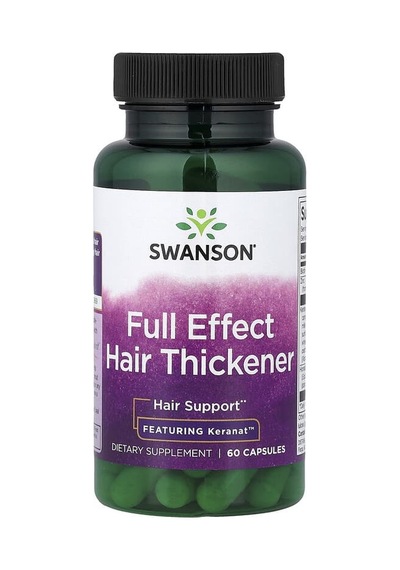 Swanson Vitamins, Full Effect Hair Thickener, 60 Capsules