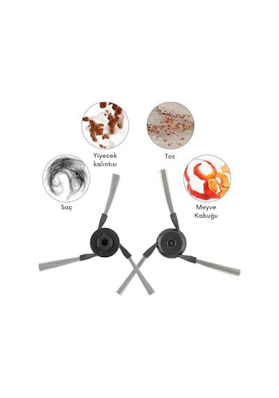 X40 Master-x40 Ultra-l40 Ultra Dreame İle Uyumlu 2 Yan Fırça 2 Filtre 4 Mop Genel