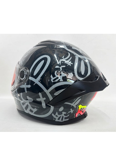 Mt Stinger 2 Ram F1 Şefaf Vizörlü V-28B Kapalı Kask Parlak Renk