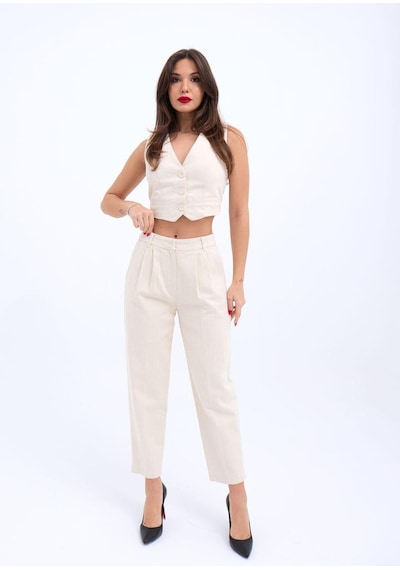 Tanla Butik 6917 Pantolon-bej Bej