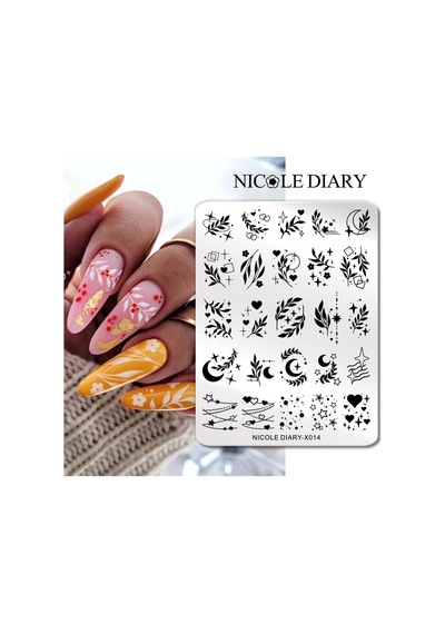 Nicole Diary Metal Stampa Tabakası X014 56261
