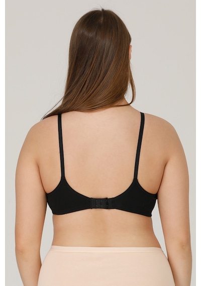 Parlingerie Pl Emzirme Sütyeni Kapsız Penye Siyah
