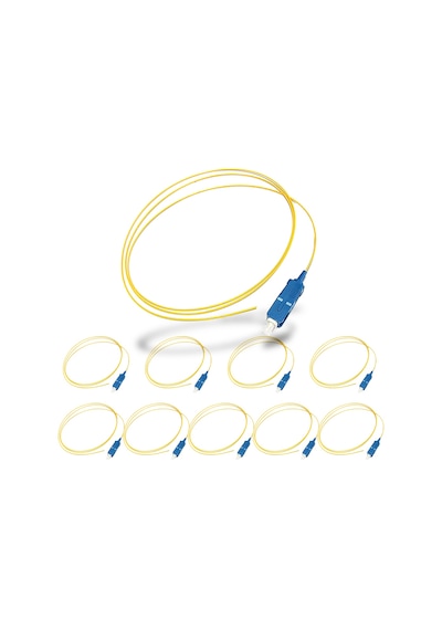 10 Adet Sc Sx Sm 9/125 Pigtail Fiber Optik Kablo 1 Metre
