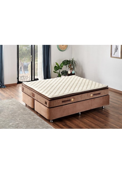 Nironyatak W.Cotton 160X200 Çift Kişilik Pedli Yatak Full Ortopedik Yaylı Ya