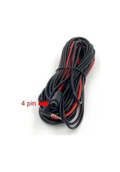 Pin 2.5 Mm Araç Geri Görüş Kamera Kablosu 5 Metre 4 Pin Kamera Kablosu