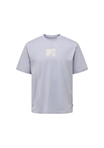 Only Erkek O Yaka T-shirt 22029523 Mavi 