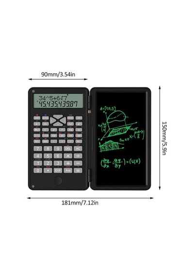 Valkyrie Zh69 Dijital Ekranlı Stylus 6 İnç Hesap Makinesi Dual Bilimsel Fonksiyonlu Katlanabilir Genel