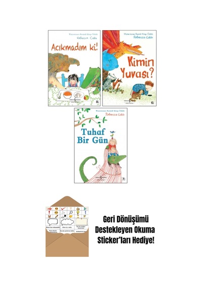 Tuhaf Bir Gün 3'lü Resimli Hikaye Kitabı Seti + Okuma Sticker'ları