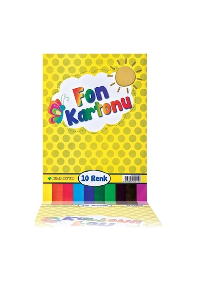 Çınar Fon Kartonu 24X34 10Lu A4