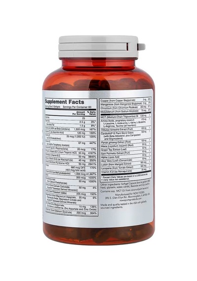 Now Foods Sports Men's Active Sports Multivitamin 180 Softgels