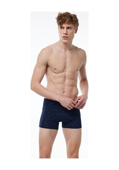 Malabadi Erkek Desenli Modal Boxer 3 Adet 3m251 Set-2