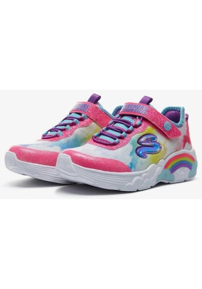 Skechers 302300l Pkmt Rainbow Racer Kız Çocuk Işıklı Spor Ayakkabı Çok Renkli