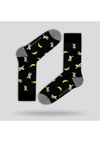 John Frank Fun Socks Uzun Çorap Multıcolor (488750849)-Std Siyah