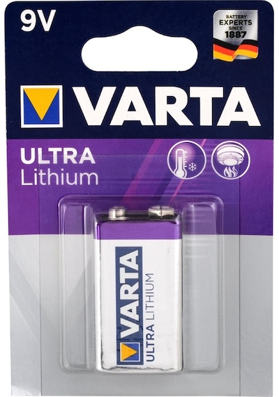 Varta 6122 Ultra Lithium 9V Pil